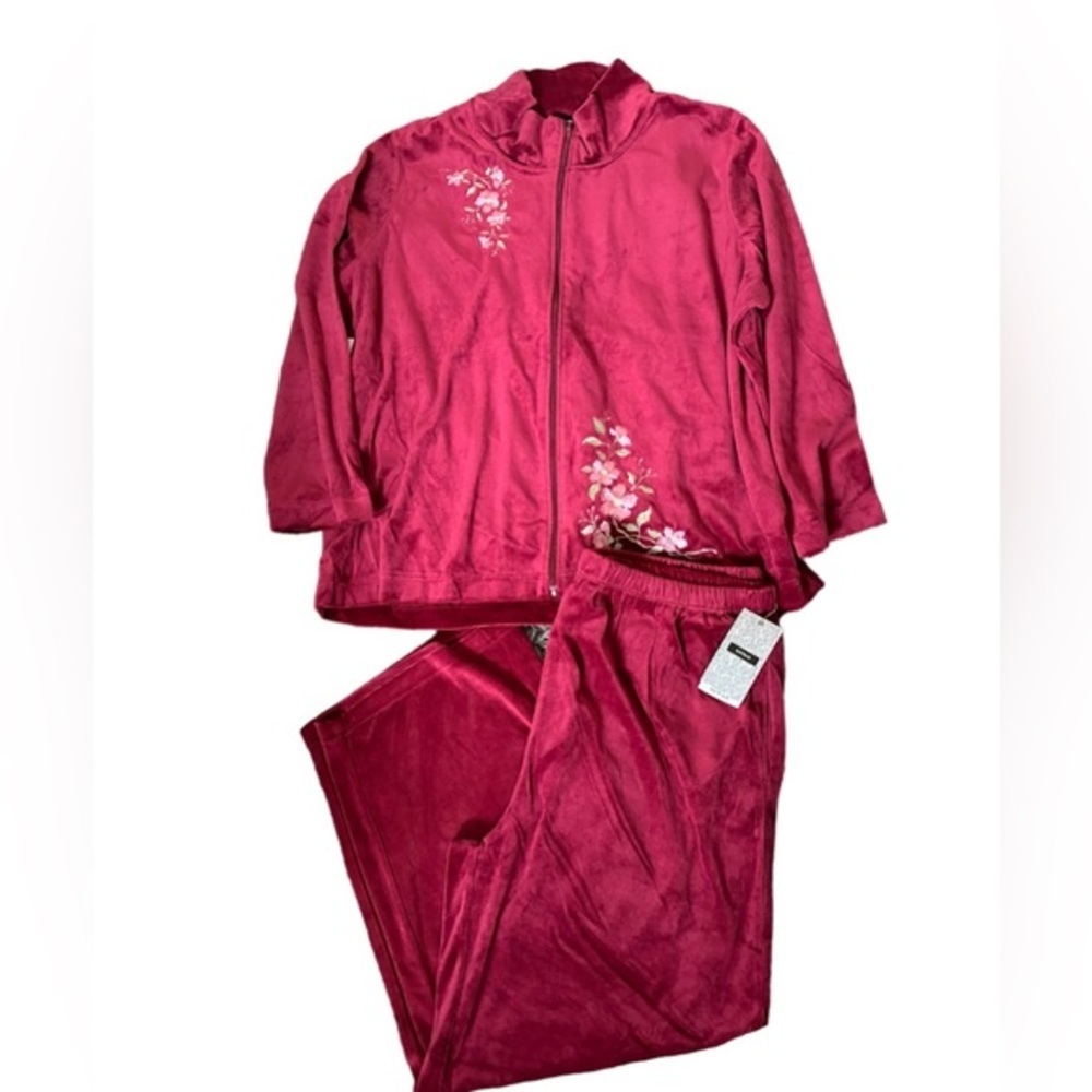 Kaktus Velvet 2pcs suit size 2X